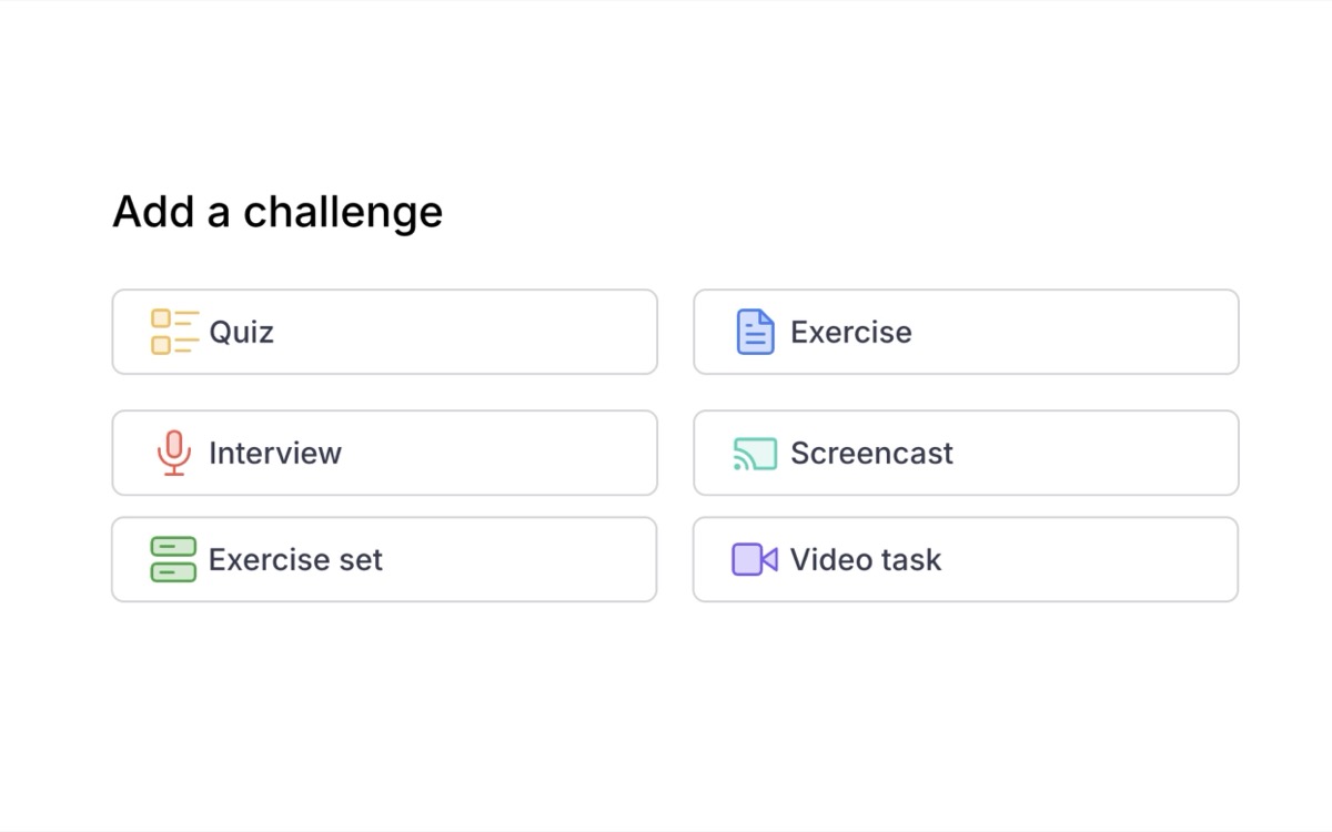 Knowledge check with multiple‑choice and written responses